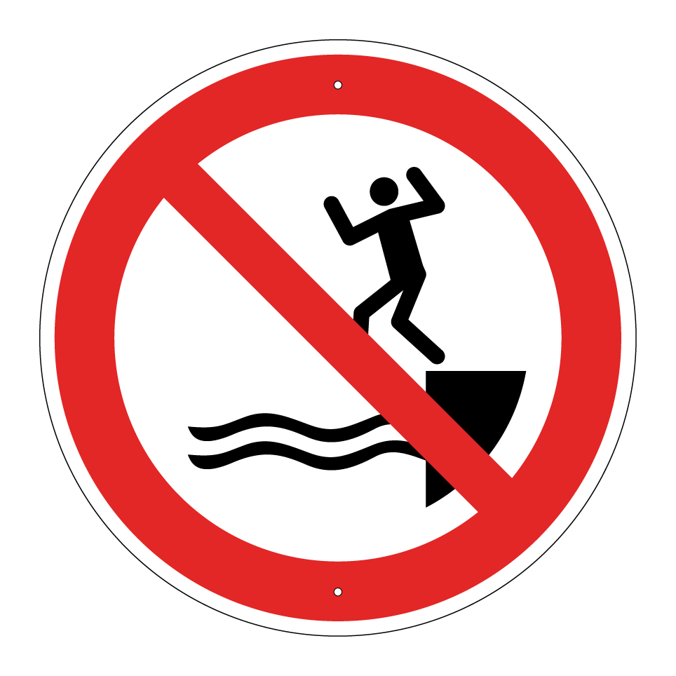 P061 Ne pas sauter dans l'eau