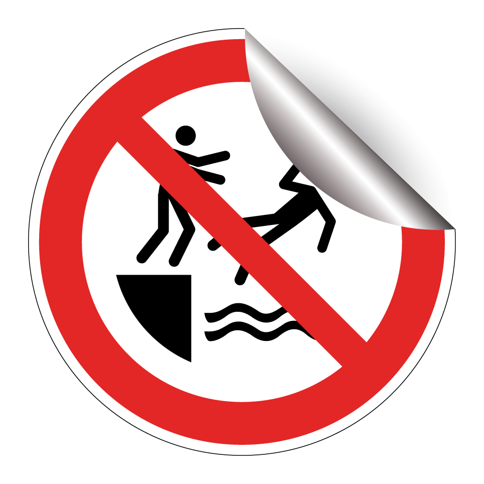 P062 Ne pas pousser dans l'eau