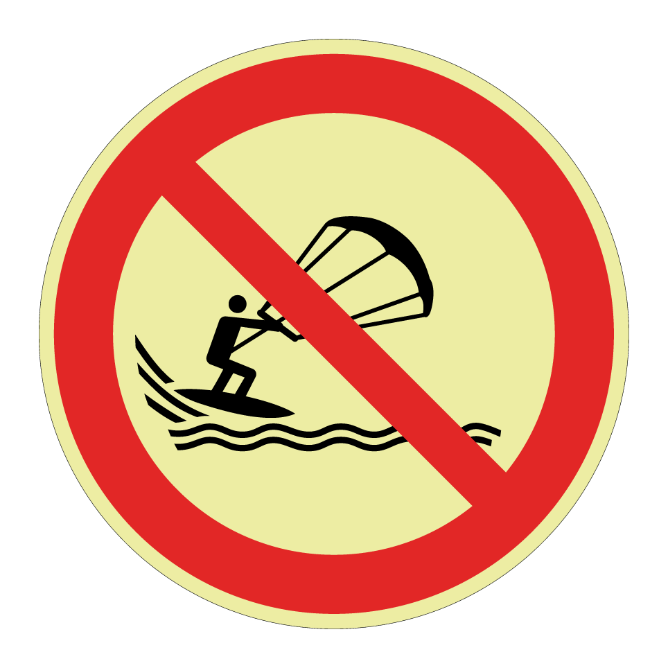 P065 Interdiction de faire du kitesurf