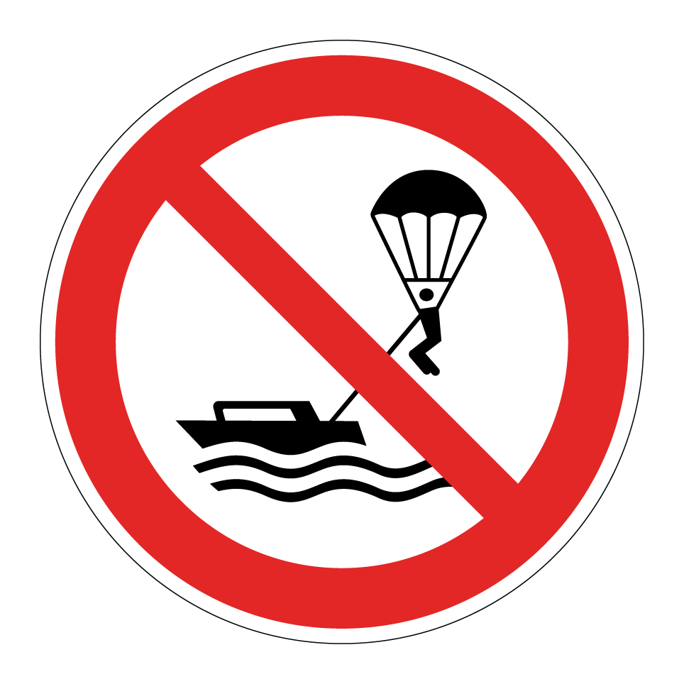 P066 Parachute ascensionnel interdit