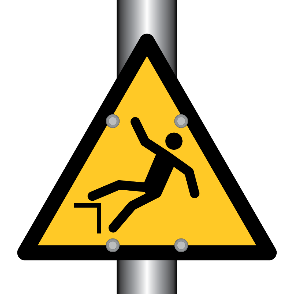W008 Chute avec dénivellation
