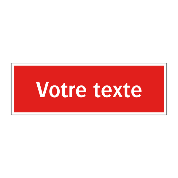 Créer un panneau incendie