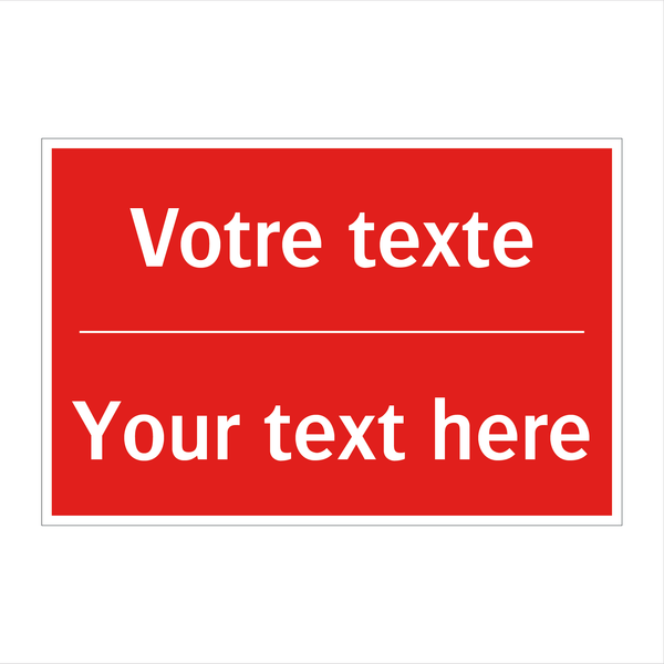 Créer un panneau incendie