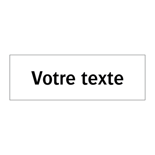 Créer un panneau d'interdiction