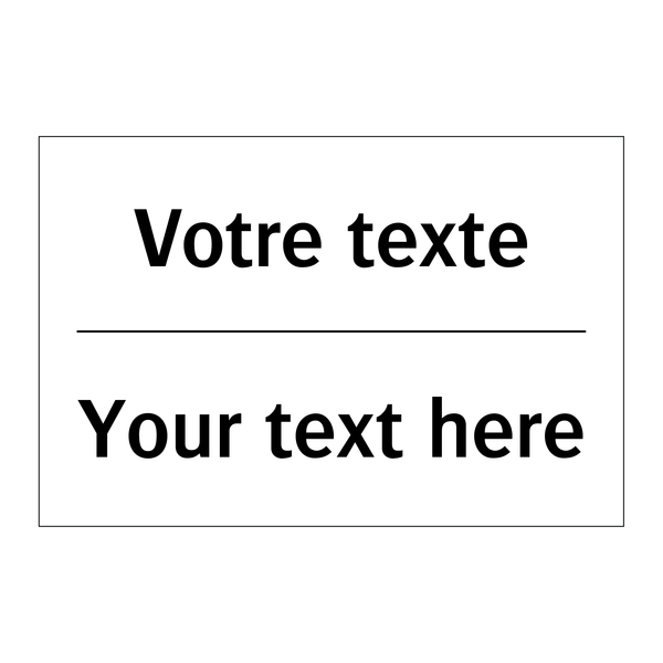 Créer un panneau d'interdiction