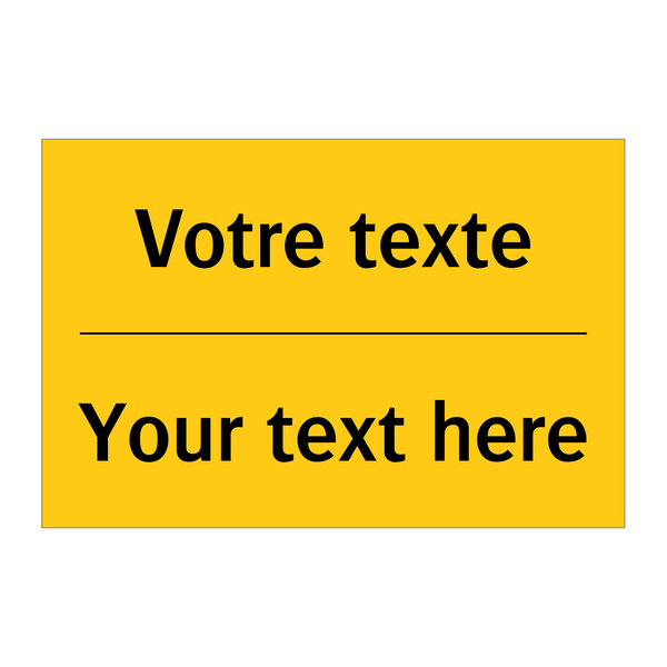 Créer un panneau d'avertissement