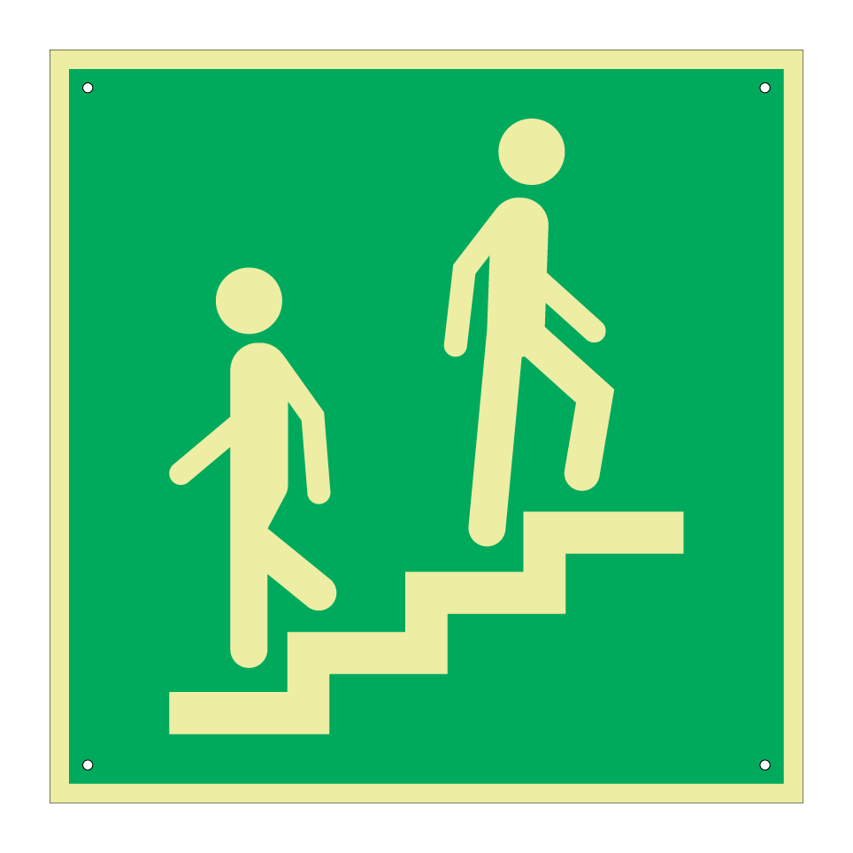 Sortie de secours - escalier