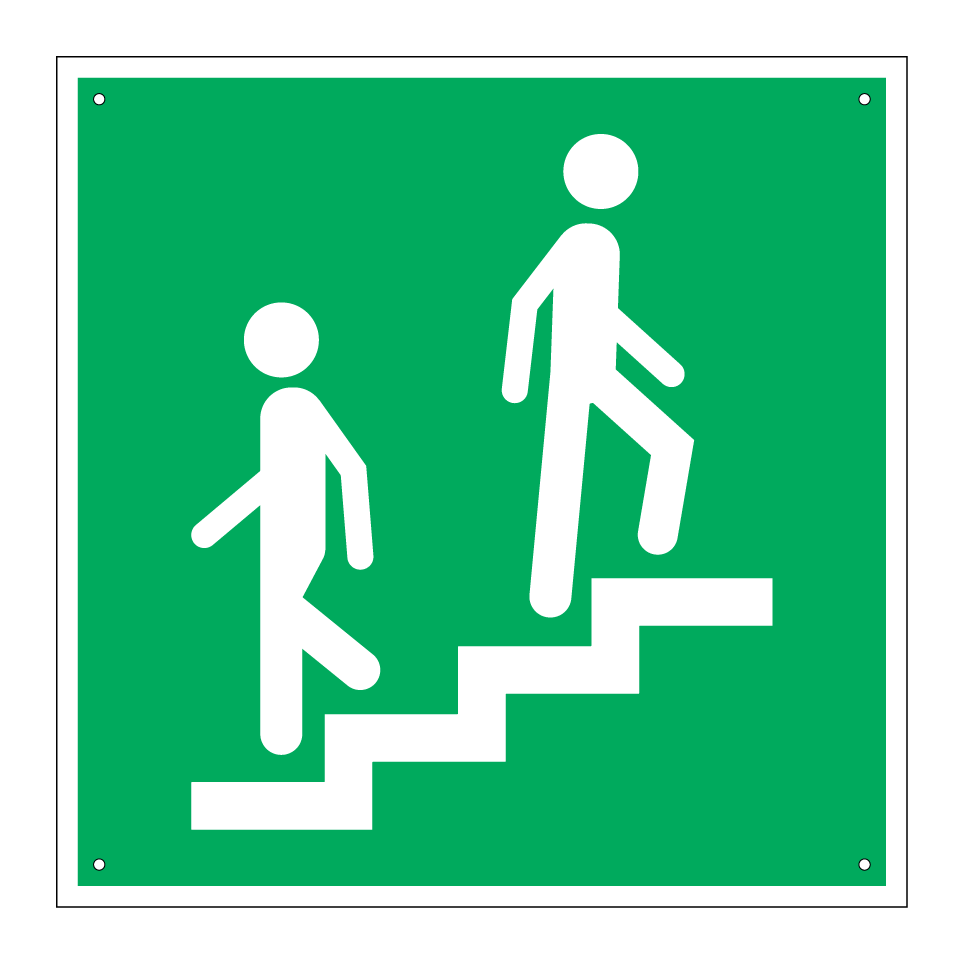 Sortie de secours - escalier