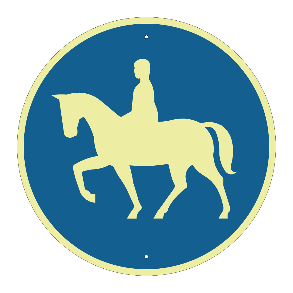 Équitation autorisée