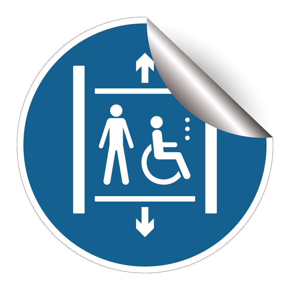 Ascenseur pour accès aux personnes handicapées