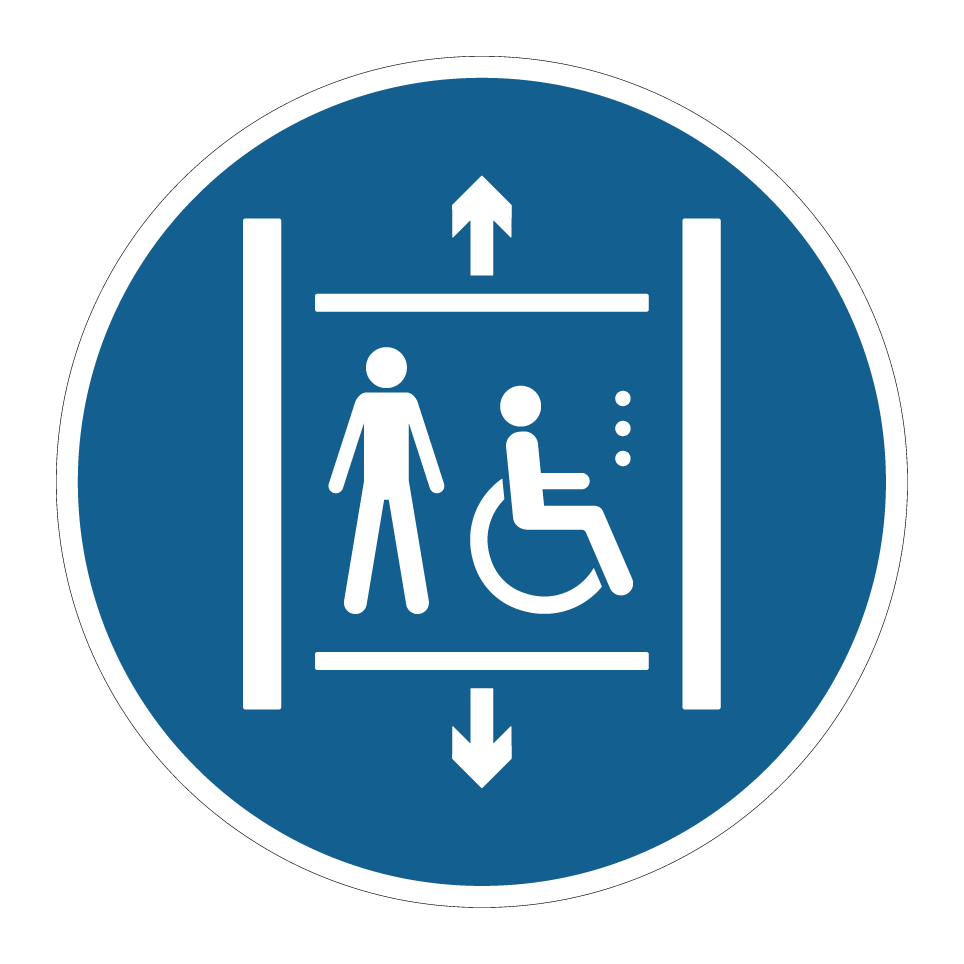 Ascenseur pour accès aux personnes handicapées