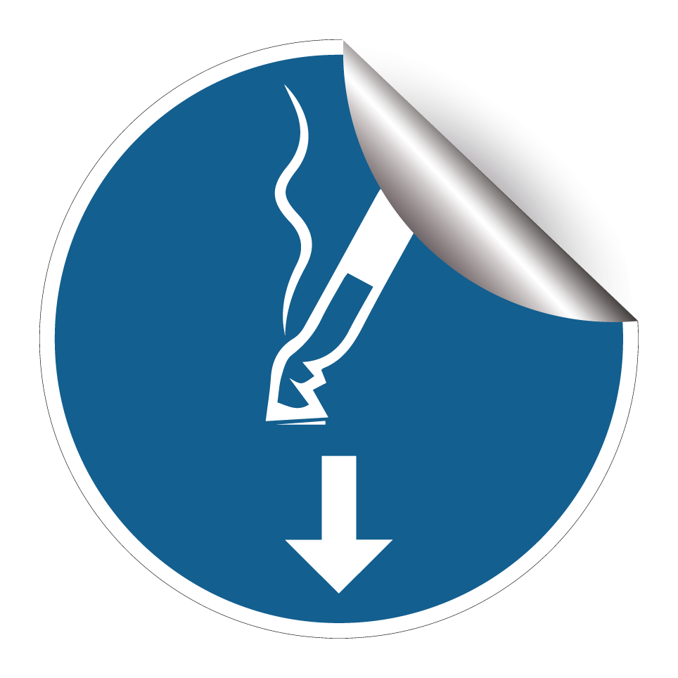 Jetez la cigarette à la poubelle