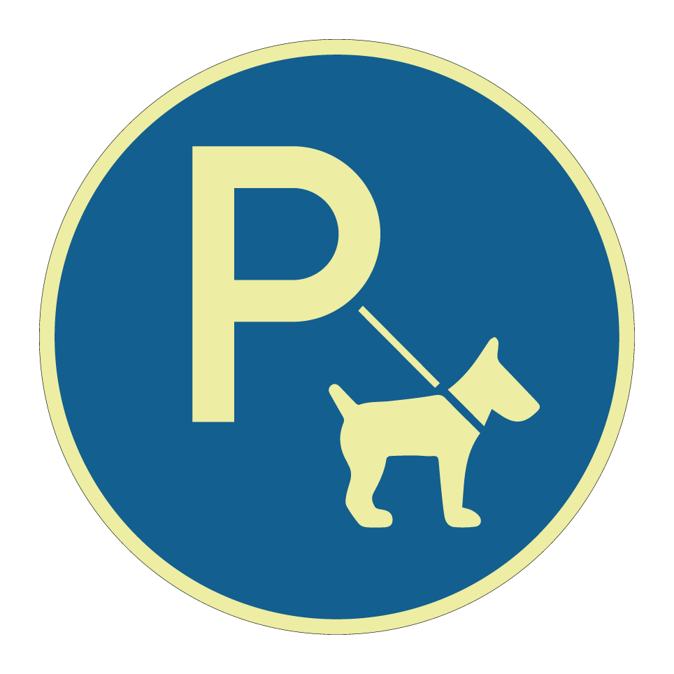 Espace de stationnement pour chiens