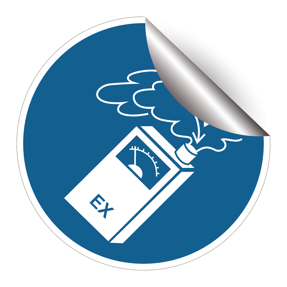 Dispositif de mesure d’explosion en cours d’utilisation