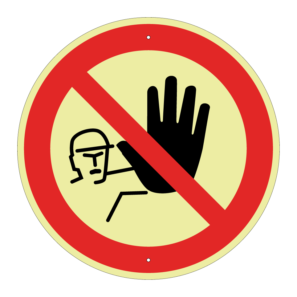 Entrée interdite aux personnes non autorisées