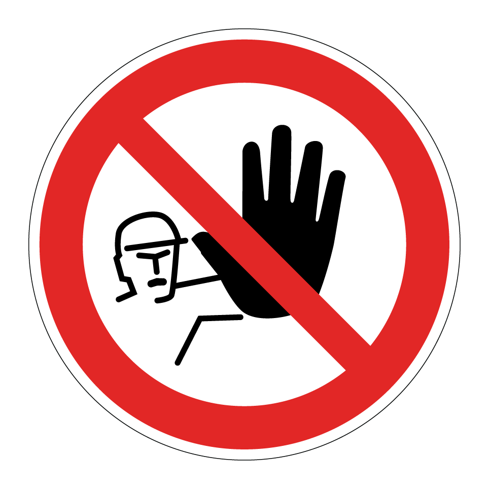 Entrée interdite aux personnes non autorisées