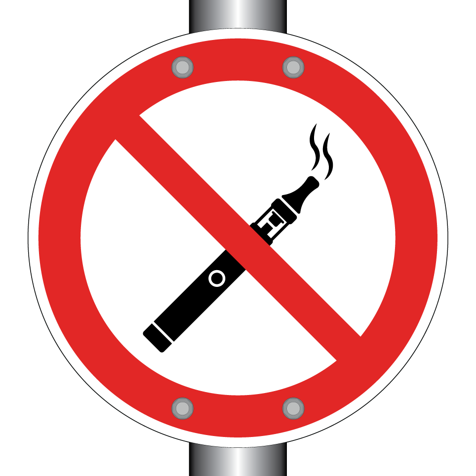 Pas de cigarettes électroniques