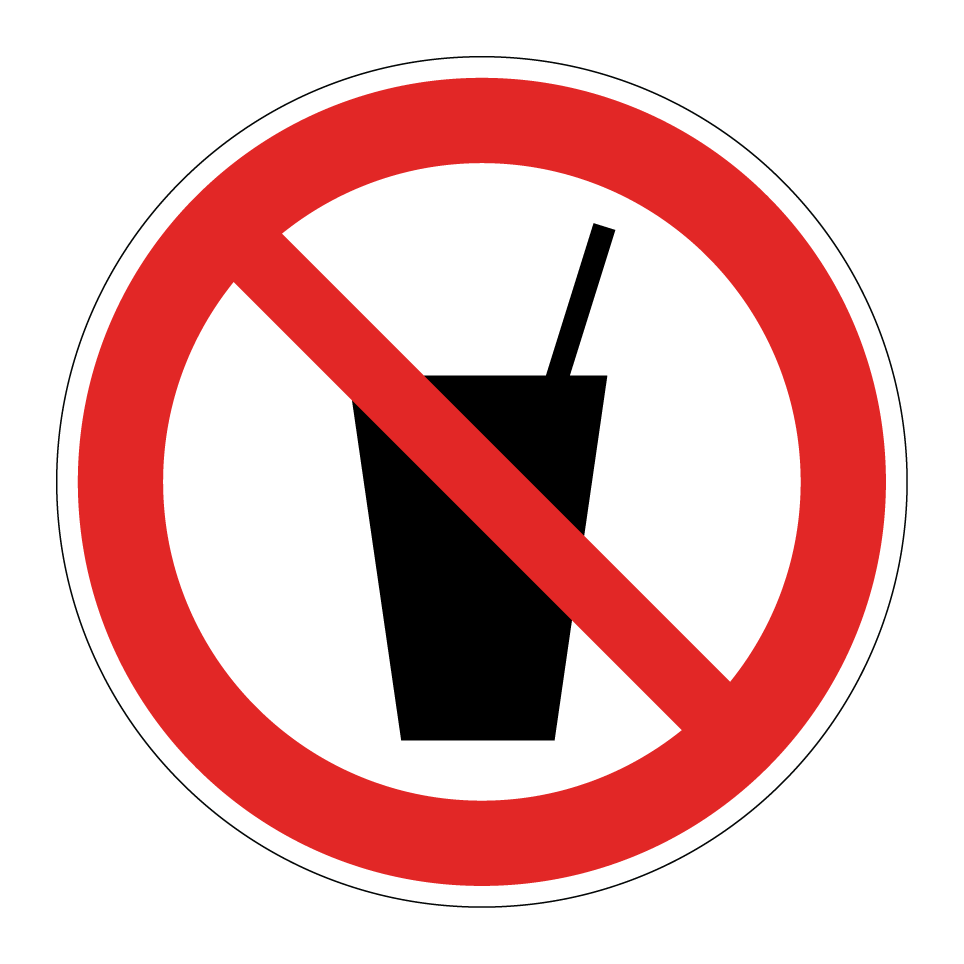 Pas de boissons gazeuses