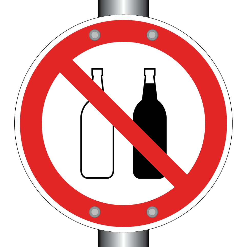 Pas de bouteilles en verre