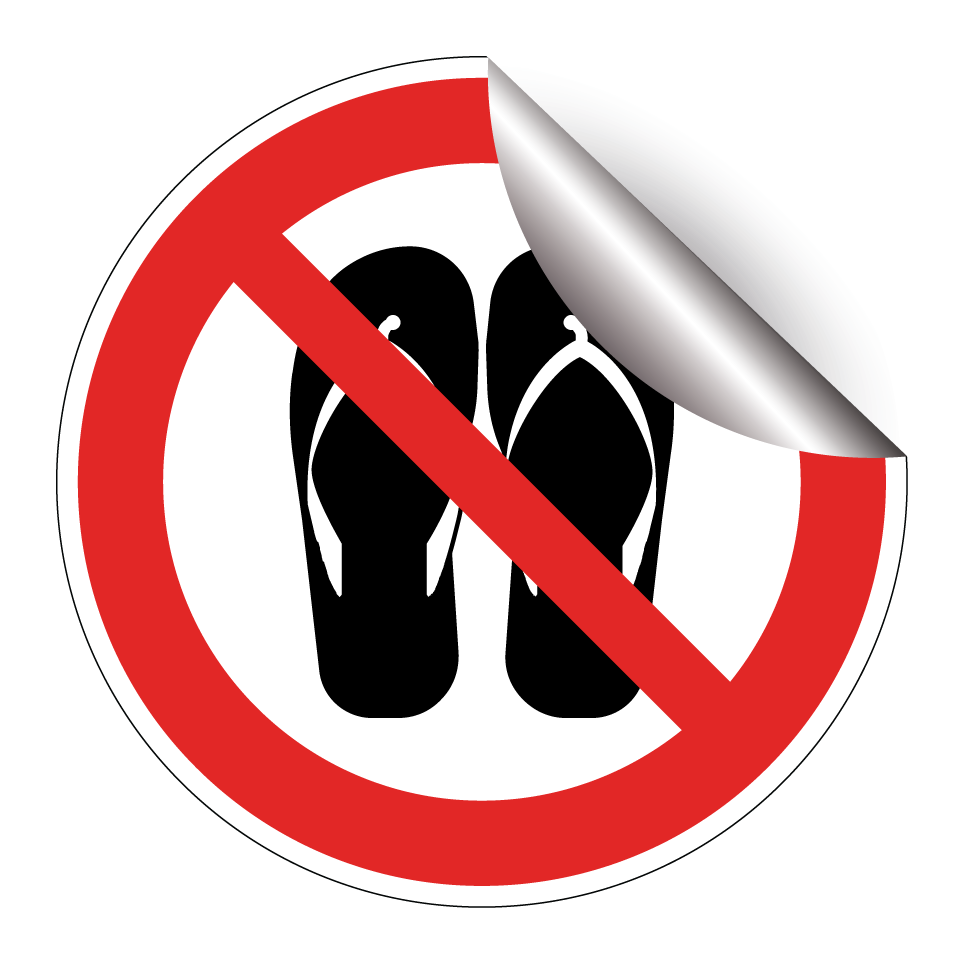 Pas de tongs