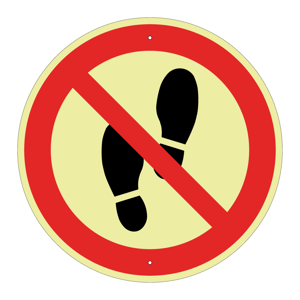 Interdiction de marcher