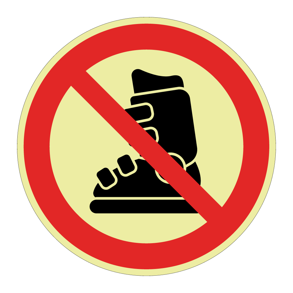 Pas de chaussures de ski