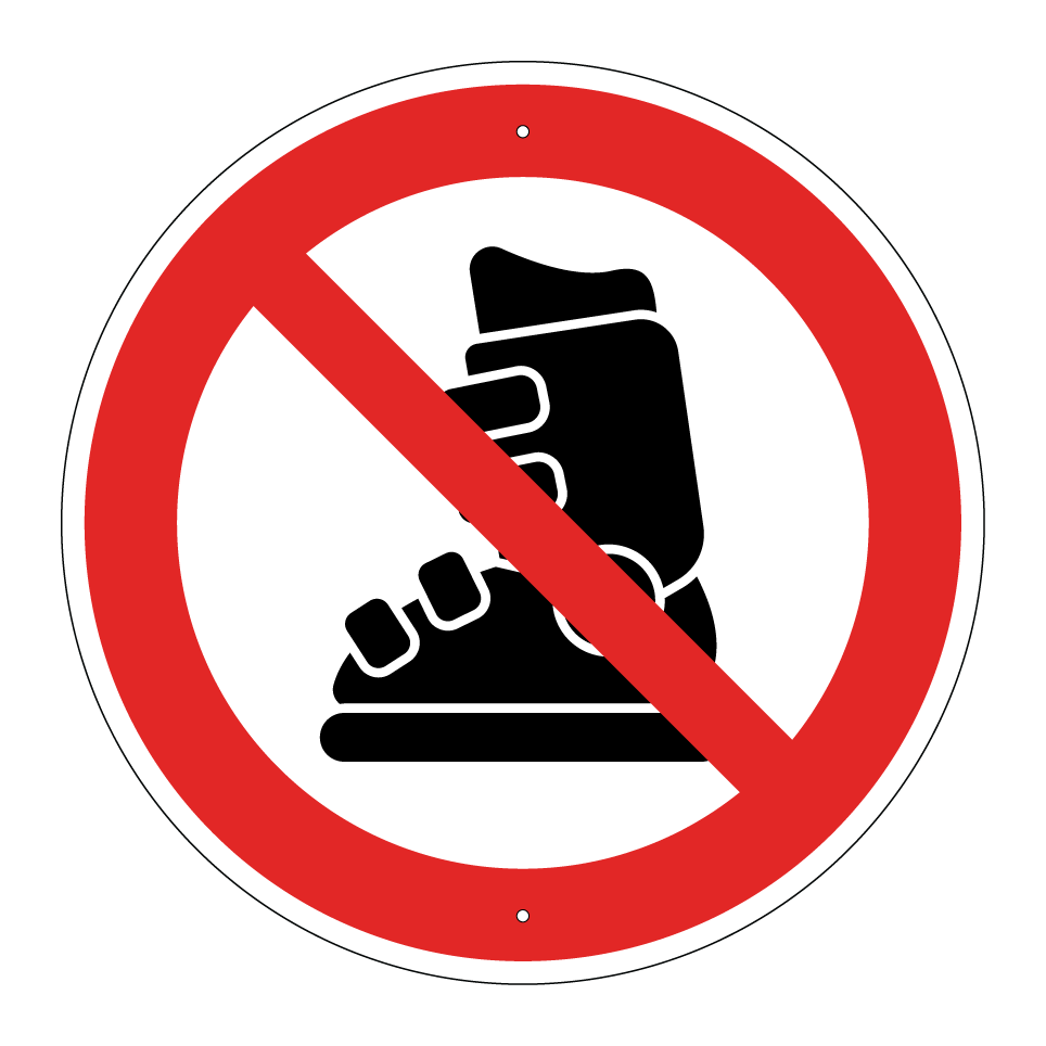 Pas de chaussures de ski