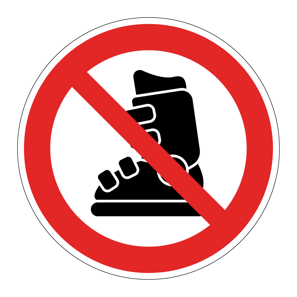 Pas de chaussures de ski