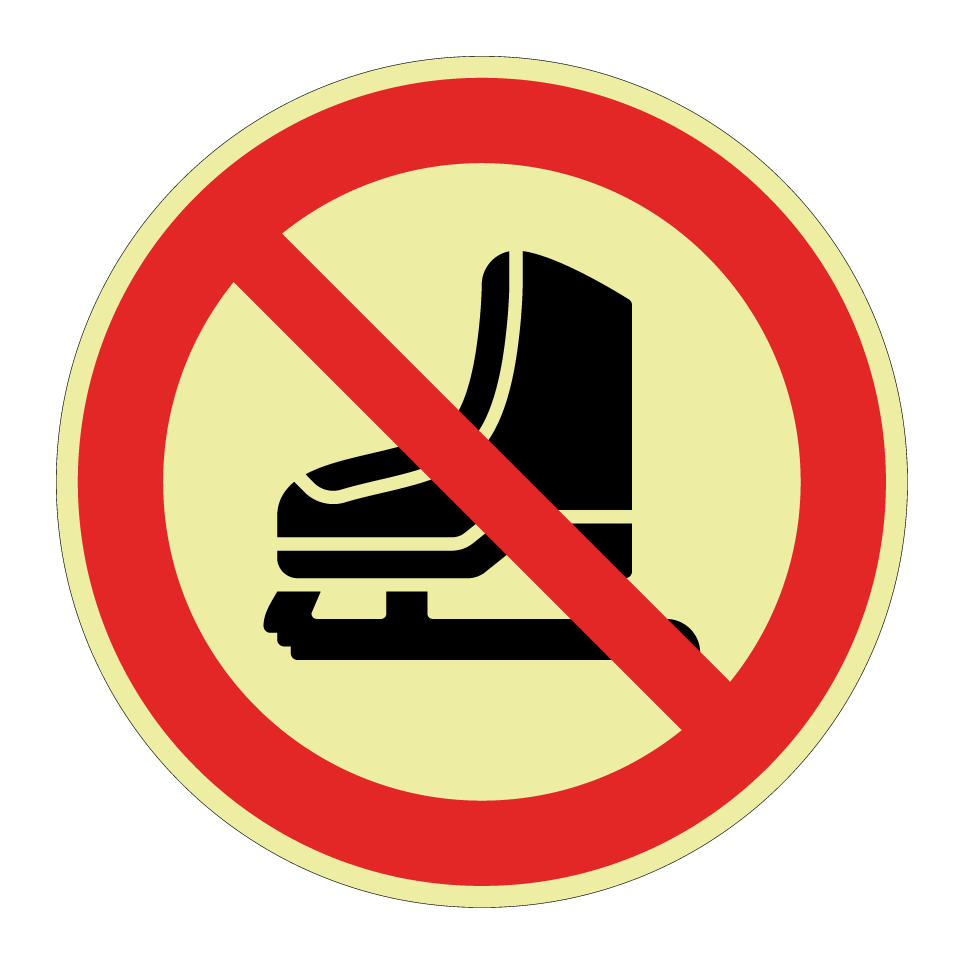 Pas de patins à glace