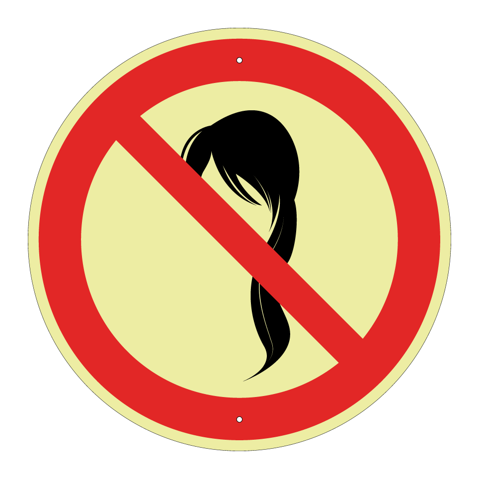 Pas de cheveux lâches