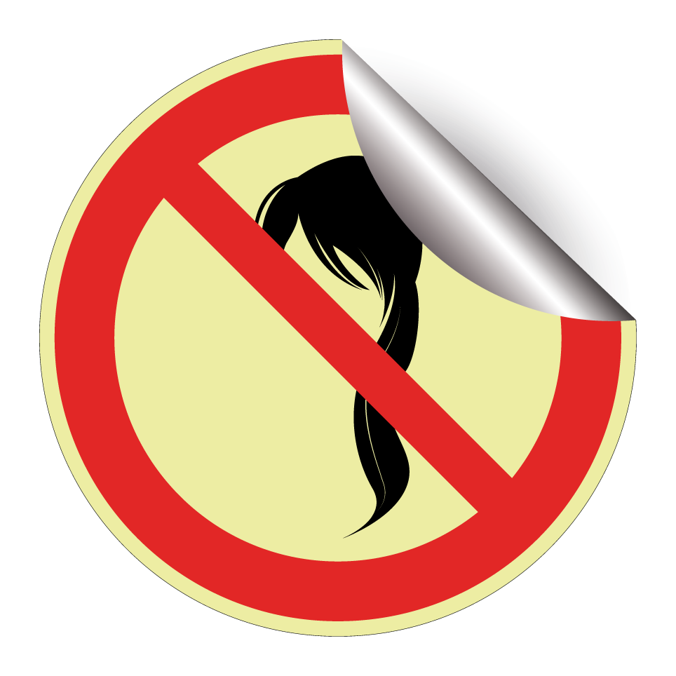 Pas de cheveux lâches