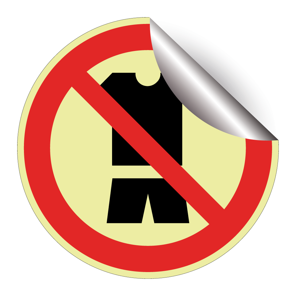 Pas de vêtements décontractés