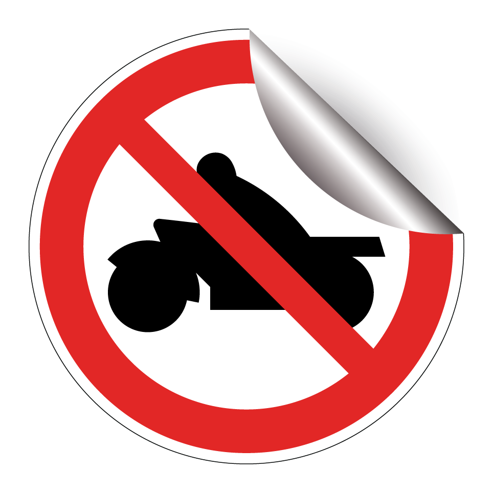 Interdiction aux motos