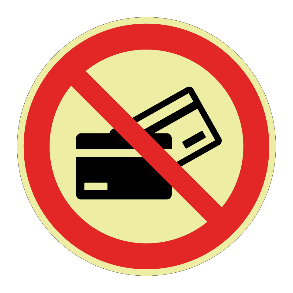 Pas de paiement par carte