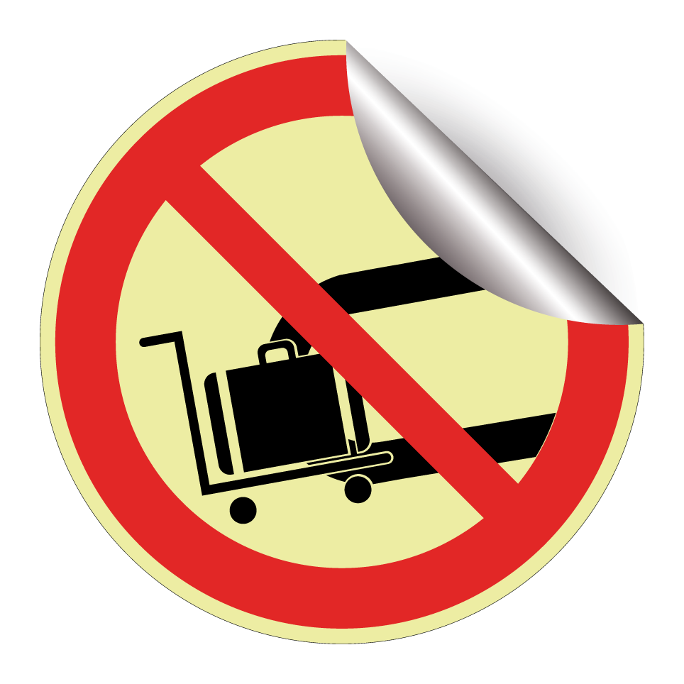 Pas de bagages sur le tapis roulant