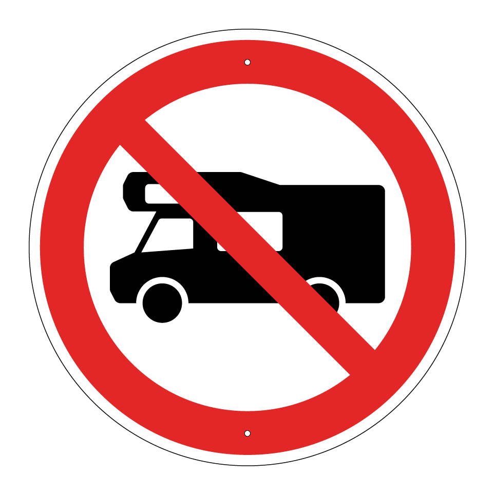 Interdiction aux camping-cars