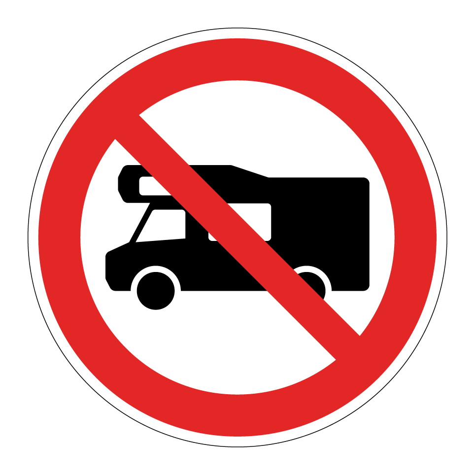 Interdiction aux camping-cars