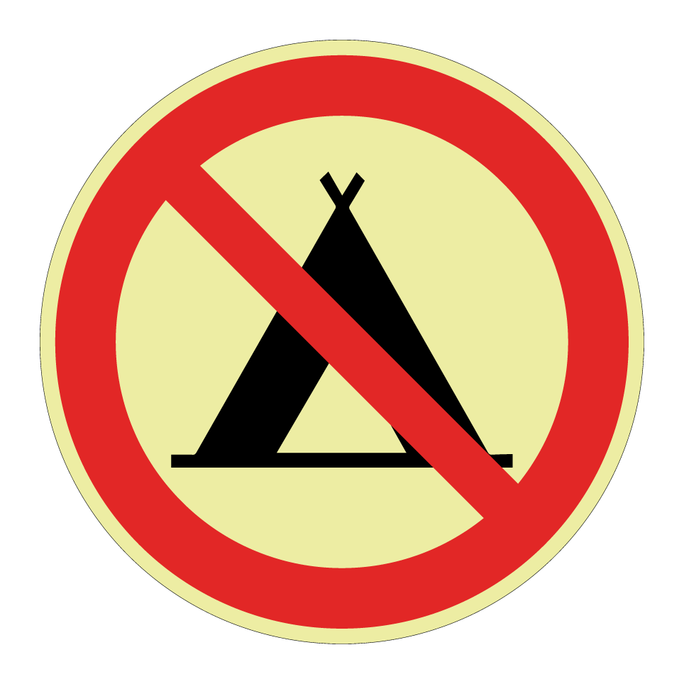 Camping interdit