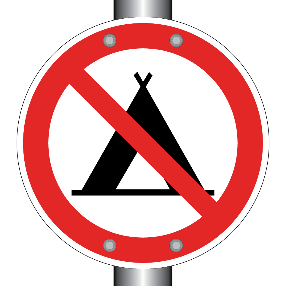 Camping interdit
