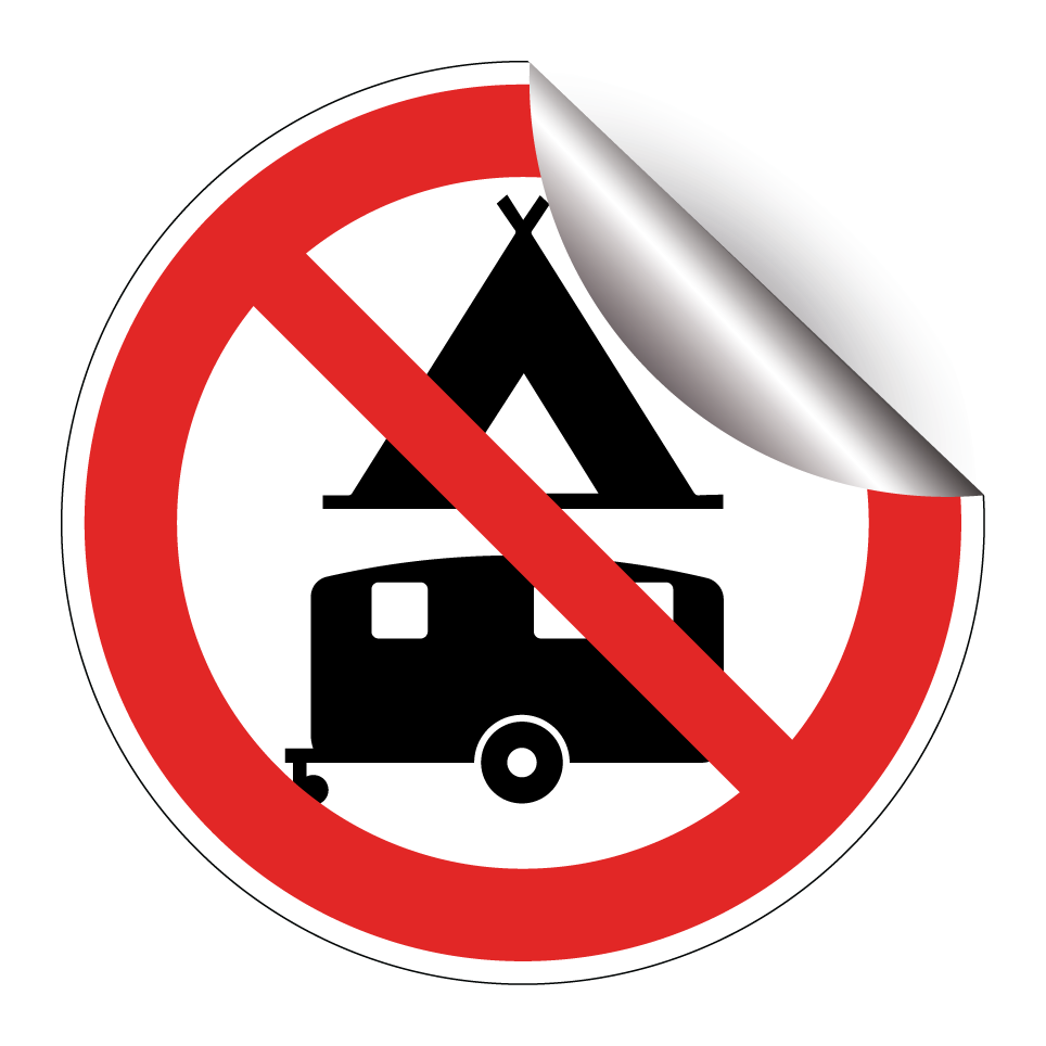 Caravanes et camping interdits