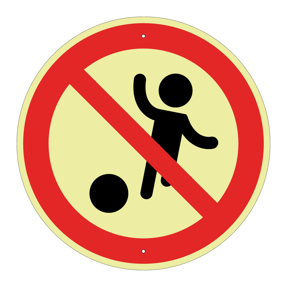 Interdiction de jouer à la balle
