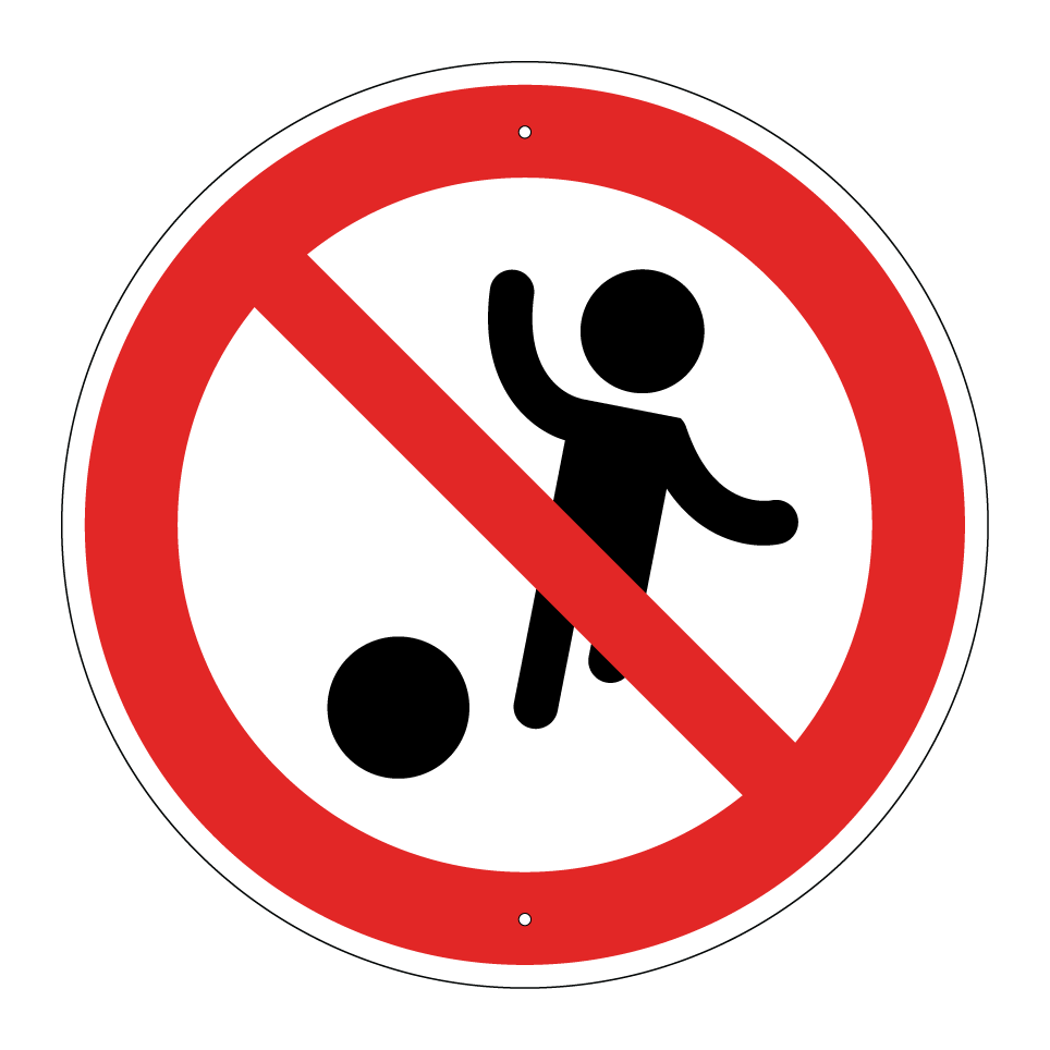 Interdiction de jouer à la balle