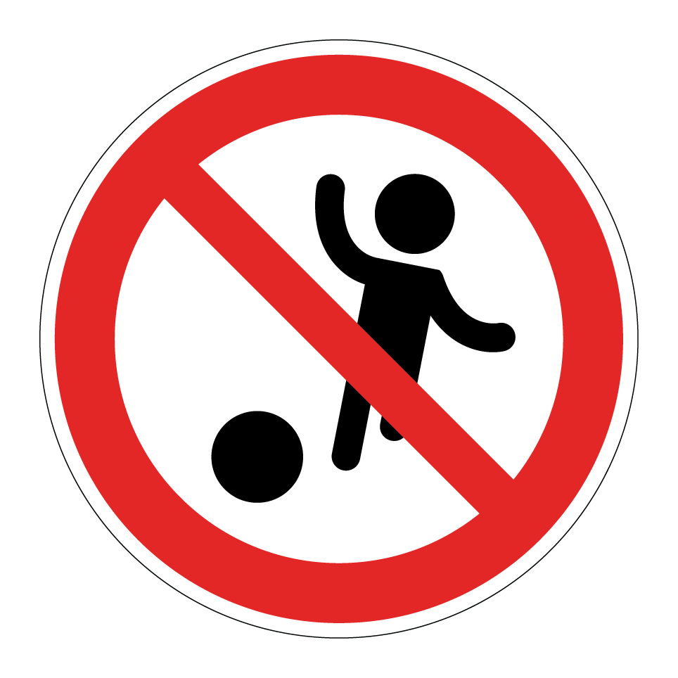 Interdiction de jouer à la balle