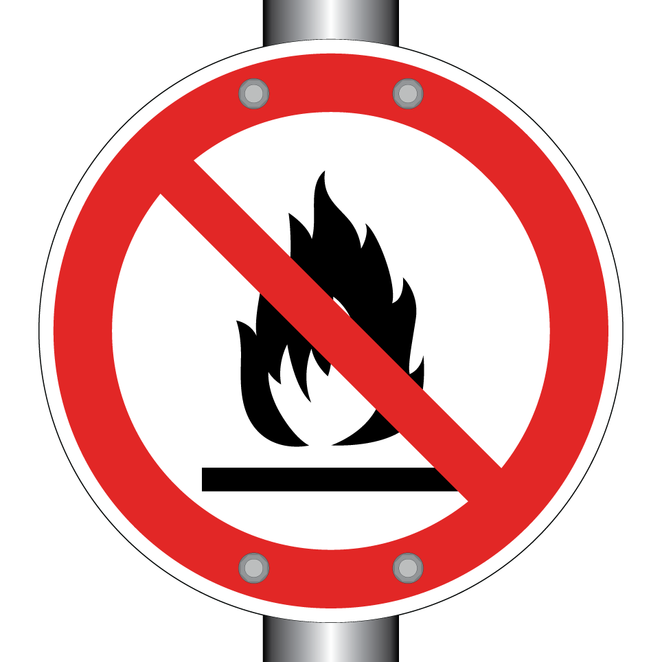 Pas de flammes nues