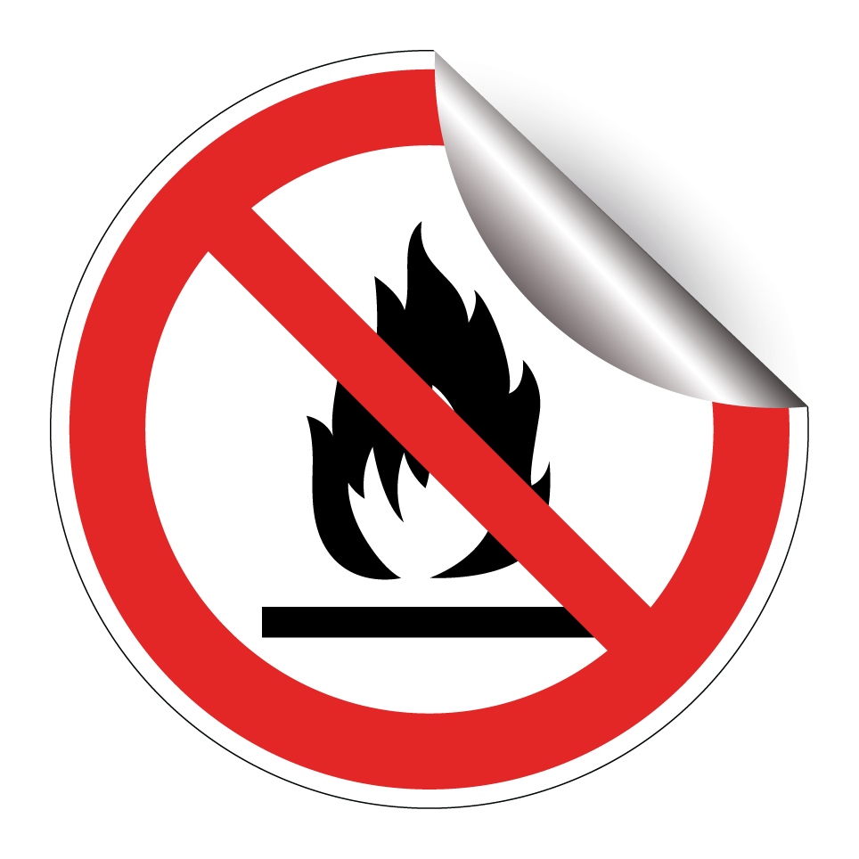 Pas de flammes nues