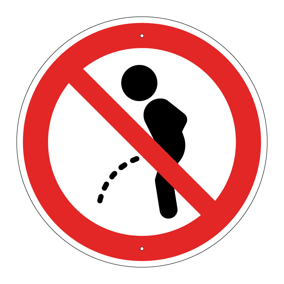Interdiction d’uriner
