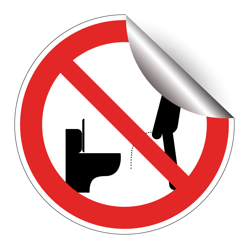 Interdiction d’uriner en dehors des toilettes