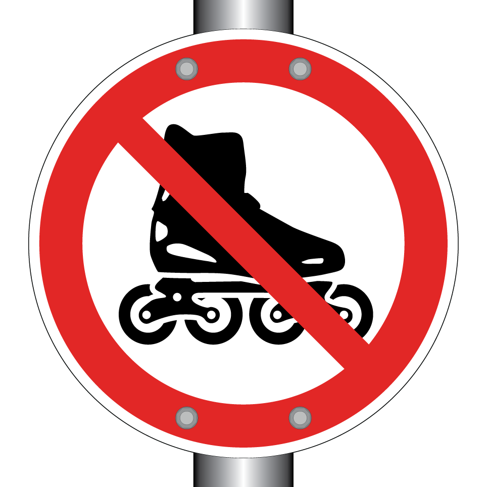 Interdiction de faire du roller