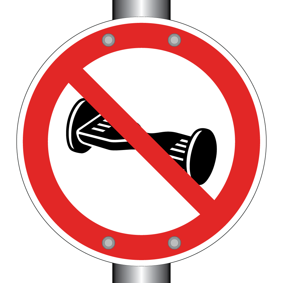 Pas d'hoverboards