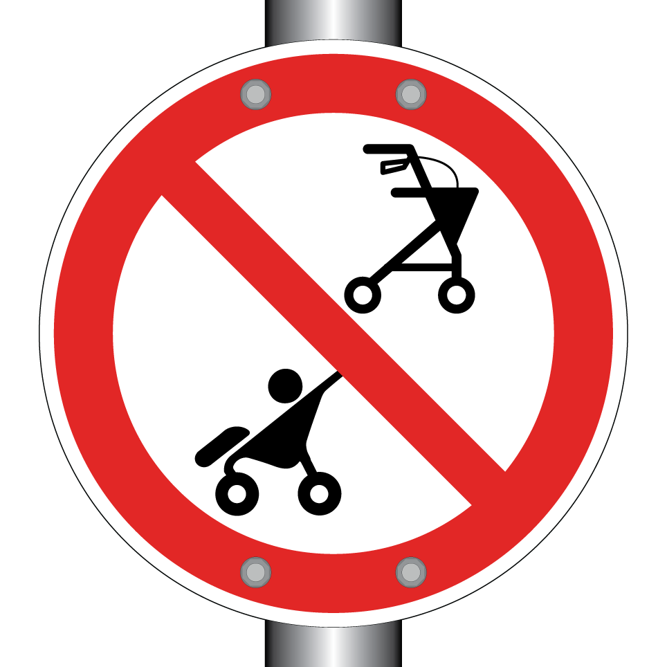 Pas de marchettes ni de poussettes